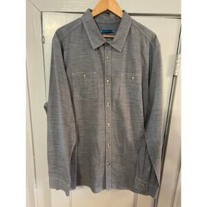 The North Face Gray Cotton Shirt XXL